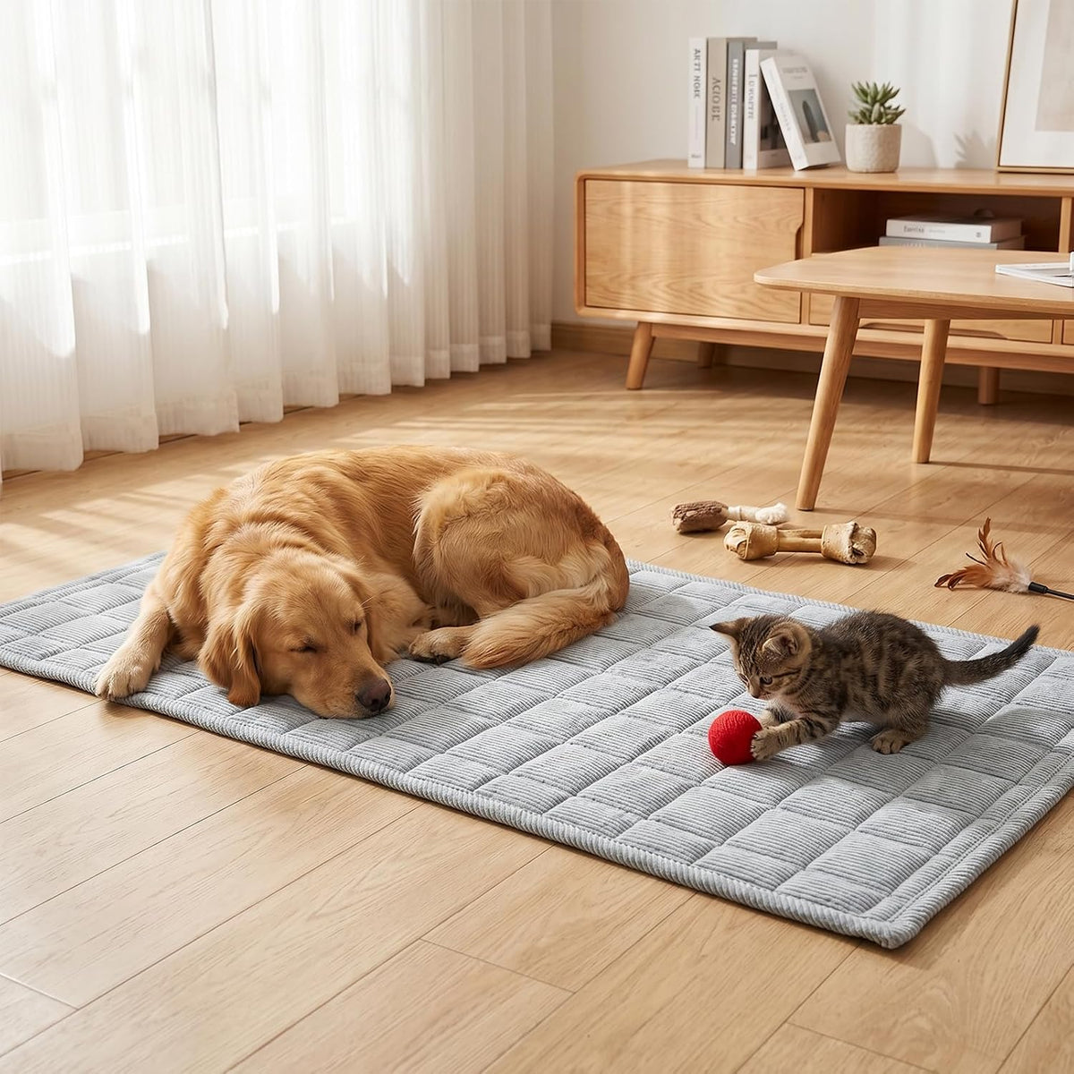 Waterproof Corduroy Dog Couch Cover, 27.6" x 59", Dark Grey