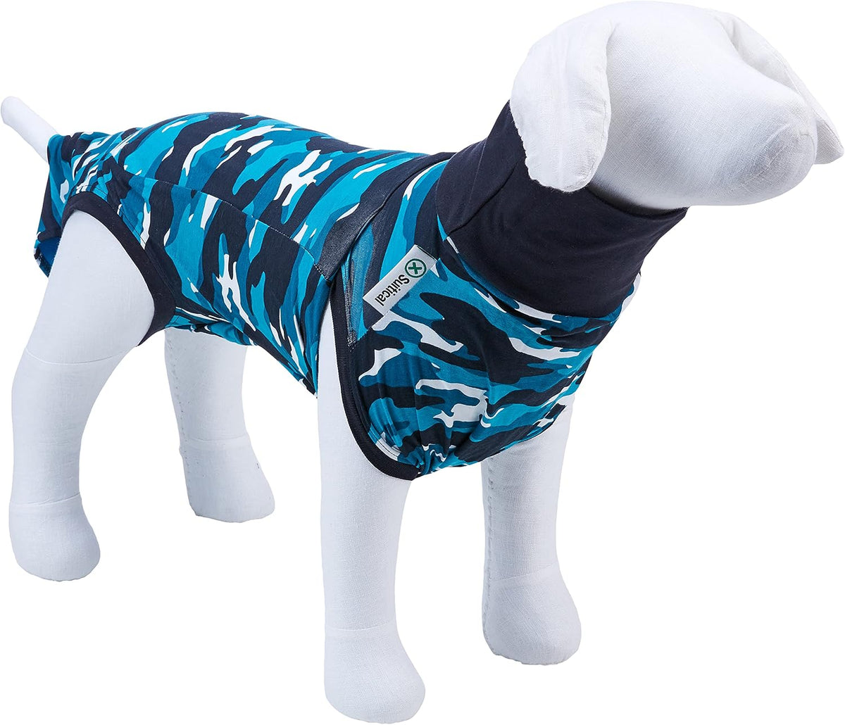 Recovery Suit for Dogs - Comfortable Post-Surgery Suit with Hold-Up System for Spay, Neuter, Skin Issues - Breathable, Cone-Free Option - Medium, Black - Neck to Base of Tail: 21.7 - 27.2 in