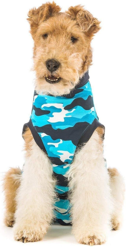 Recovery Suit for Dogs - Comfortable Post-Surgery Suit with Hold-Up System for Spay, Neuter, Skin Issues - Breathable, Cone-Free Option - Medium, Black - Neck to Base of Tail: 21.7 - 27.2 in