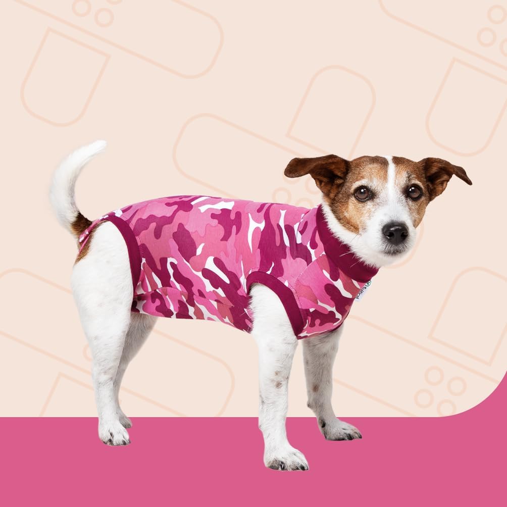 Recovery Suit for Dogs - Comfortable Post-Surgery Suit with Hold-Up System for Spay, Neuter, Skin Issues - Breathable, Cone-Free Option - Medium, Black - Neck to Base of Tail: 21.7 - 27.2 in