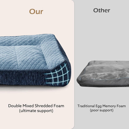 XL Orthopedic Dog Bed for Large Dogs, Extra Thick Foam Pet Bed Sofa