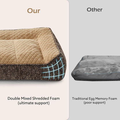 XL Orthopedic Dog Bed for Large Dogs, Extra Thick Foam Pet Bed Sofa