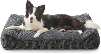 XL Orthopedic Dog Bed for Large Dogs, Extra Thick Foam Pet Bed Sofa