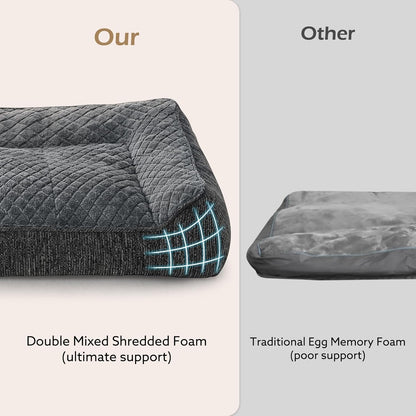 XL Orthopedic Dog Bed for Large Dogs, Extra Thick Foam Pet Bed Sofa