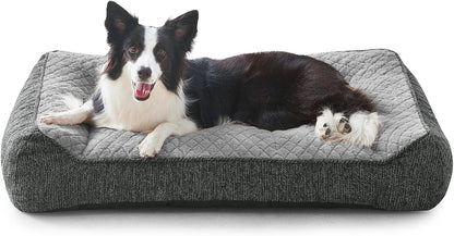 XL Orthopedic Dog Bed for Large Dogs, Extra Thick Foam Pet Bed Sofa