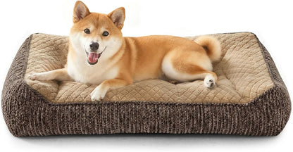 XL Orthopedic Dog Bed for Large Dogs, Extra Thick Foam Pet Bed Sofa