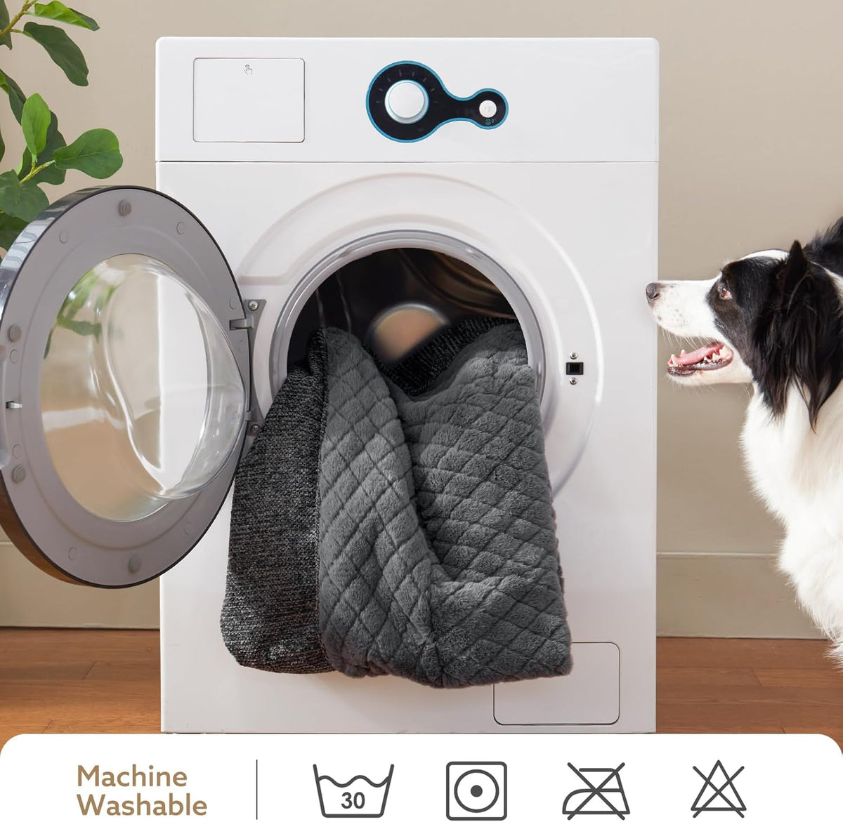 XL Orthopedic Dog Bed for Large Dogs, Extra Thick Foam Pet Bed Sofa