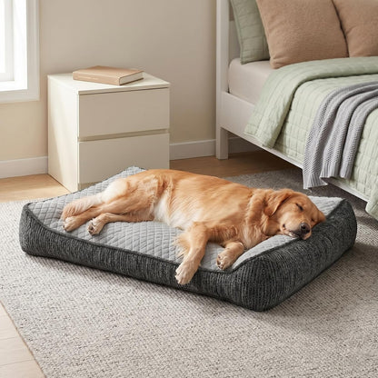 XL Orthopedic Dog Bed for Large Dogs, Extra Thick Foam Pet Bed Sofa
