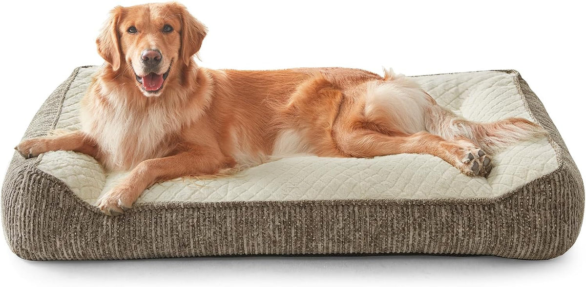 XL Orthopedic Dog Bed for Large Dogs, Extra Thick Foam Pet Bed Sofa