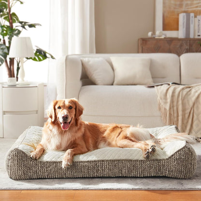 XL Orthopedic Dog Bed for Large Dogs, Extra Thick Foam Pet Bed Sofa