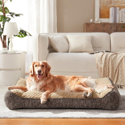 XL Orthopedic Dog Bed for Large Dogs, Extra Thick Foam Pet Bed Sofa