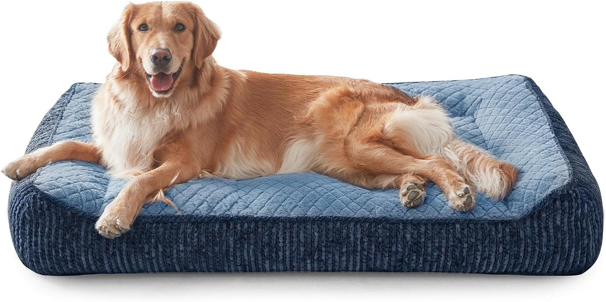 XL Orthopedic Dog Bed for Large Dogs, Extra Thick Foam Pet Bed Sofa