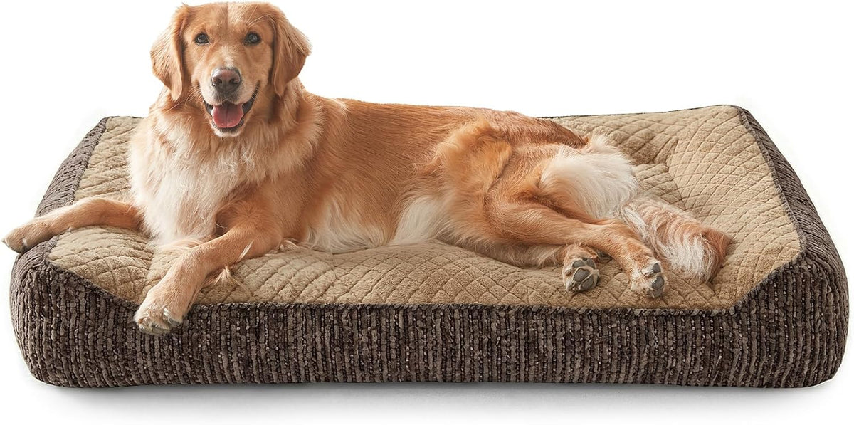 XL Orthopedic Dog Bed for Large Dogs, Extra Thick Foam Pet Bed Sofa