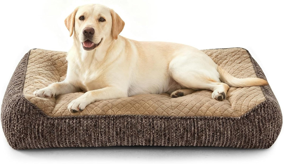 XL Orthopedic Dog Bed for Large Dogs, Extra Thick Foam Pet Bed Sofa