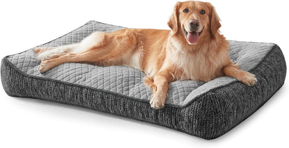 XL Orthopedic Dog Bed for Large Dogs, Extra Thick Foam Pet Bed Sofa