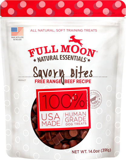 Full Moon® Essential Beef Savory Bites Dog Treats 14 oz