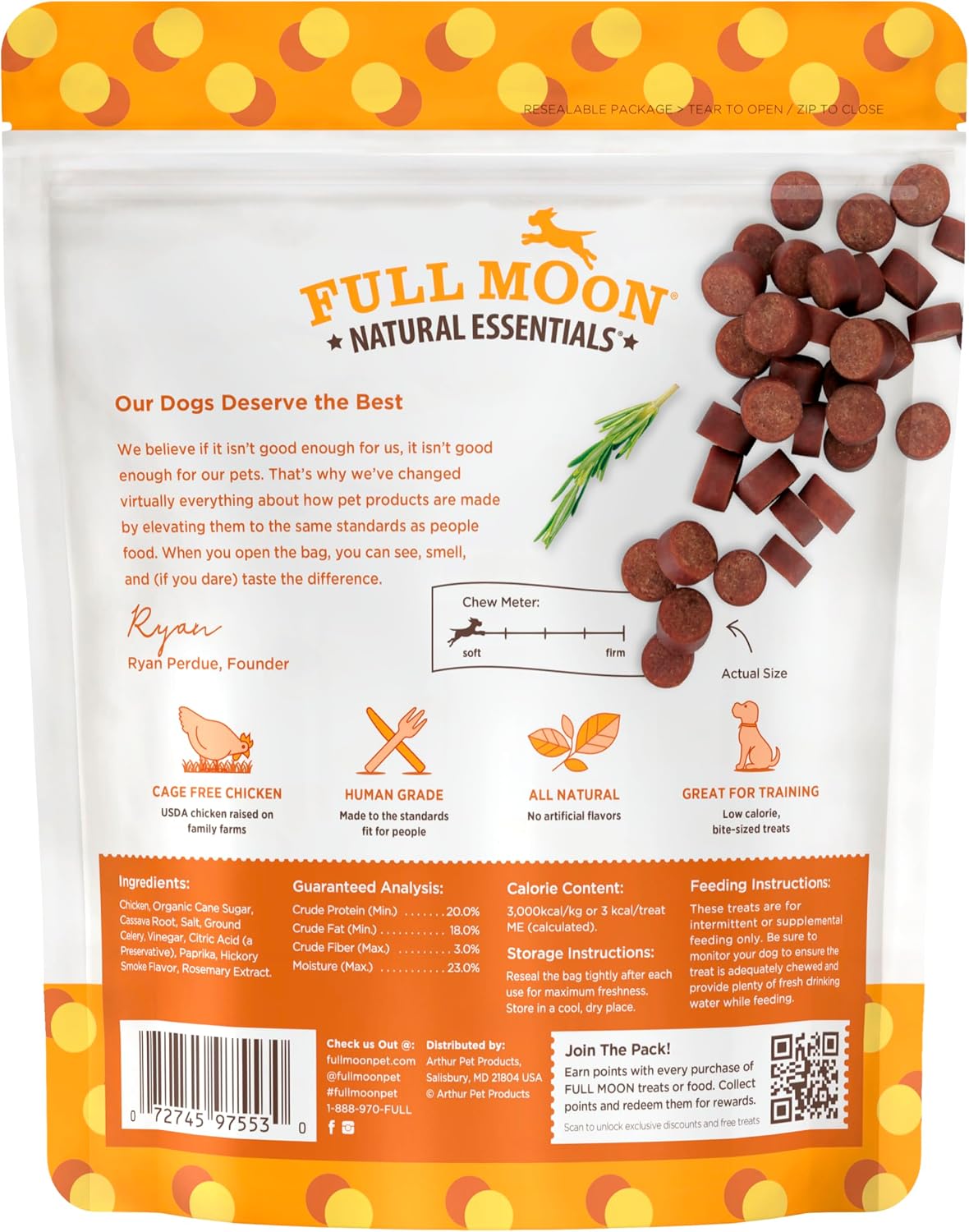 Full Moon® Essential Beef Savory Bites Dog Treats 14 oz