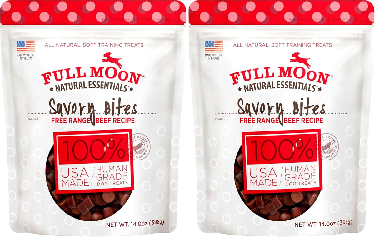 Full Moon® Essential Beef Savory Bites Dog Treats 14 oz