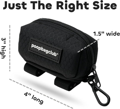 Dog Poop Bag Dispenser - Leash Mounted Durable Holder - Hands Free Essential for Dog Walking and Cleanup