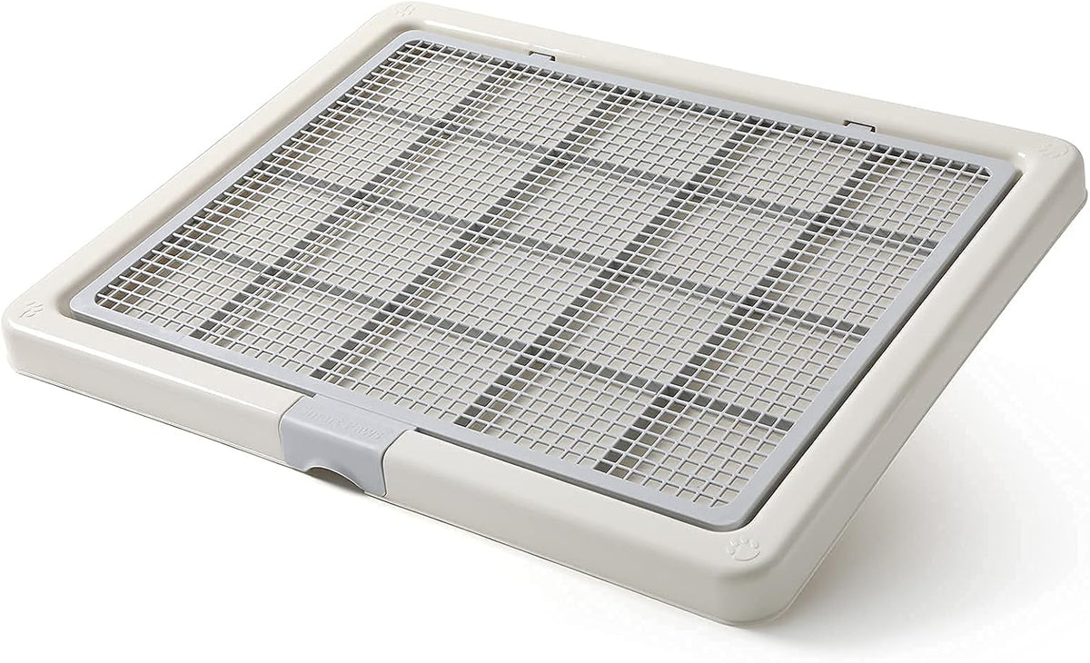 Large 76X62CM Pet Training Tray,Pet Training Pads Holder,Pet Toilet (Grey)