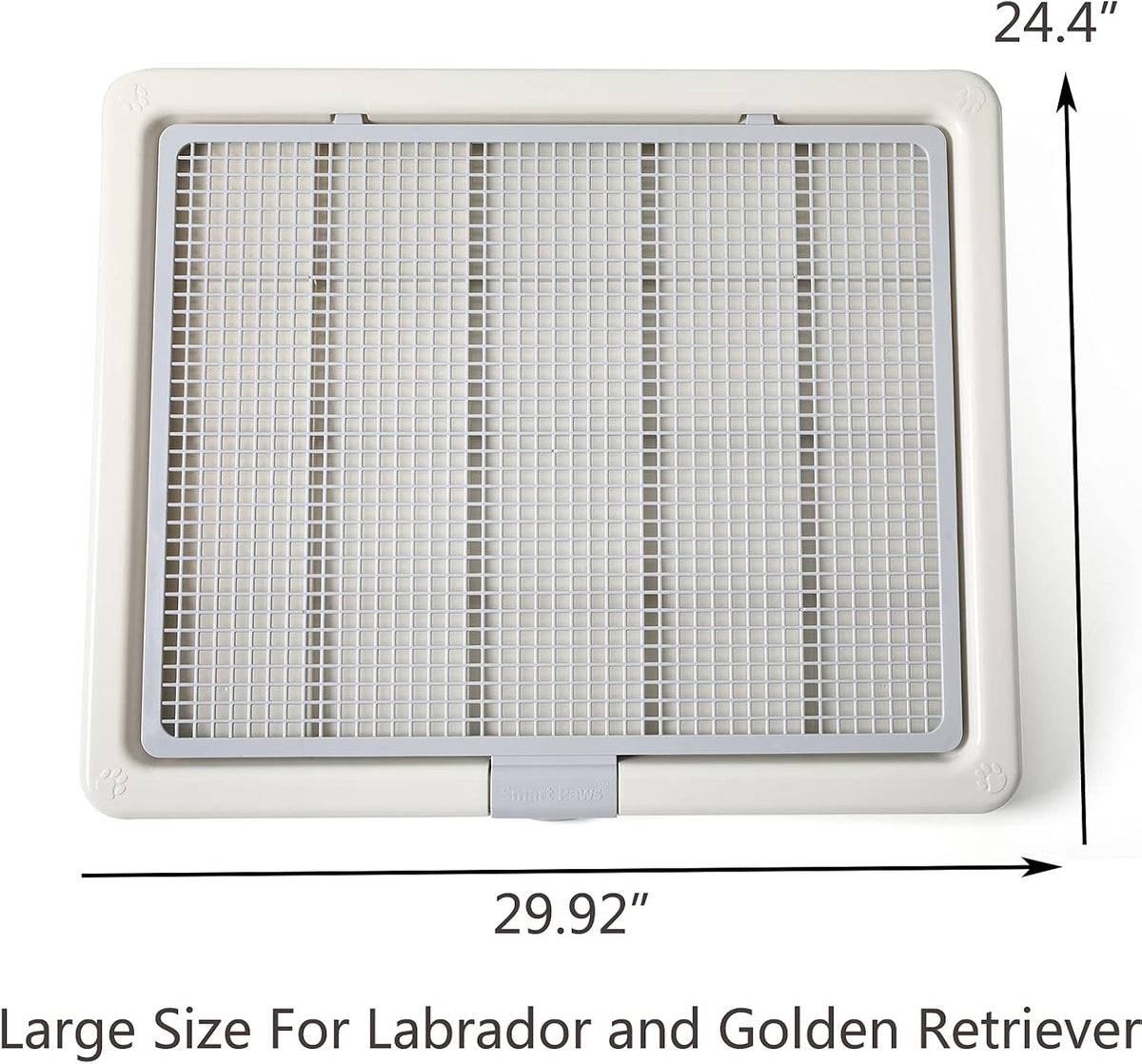 Large 76X62CM Pet Training Tray,Pet Training Pads Holder,Pet Toilet (Grey)