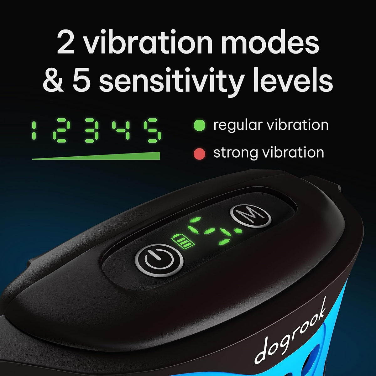 Humane No Shock Rechargable Beep & Vibration Bark Collar for Dogs
