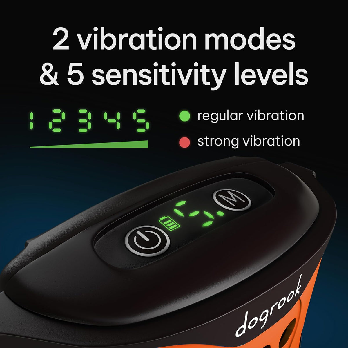 Humane No Shock Rechargable Beep & Vibration Bark Collar for Dogs