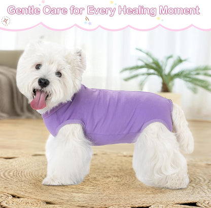 Dog Surgery Recovery Suit for Dogs After Surgery Female, Dog Onesie Neuter Puppy Spay Shirts, Post-Op Bodysuit Pajamas Anti Licking Abdominal Wounds Cone Alternative