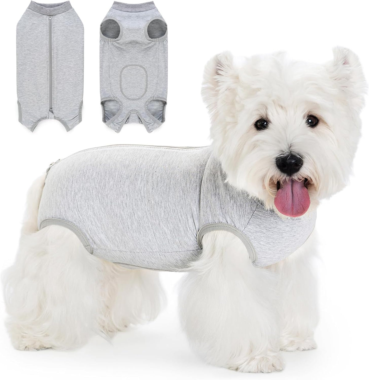 Dog Surgery Recovery Suit for Dogs After Surgery Female, Dog Onesie Neuter Puppy Spay Shirts, Post-Op Bodysuit Pajamas Anti Licking Abdominal Wounds Cone Alternative