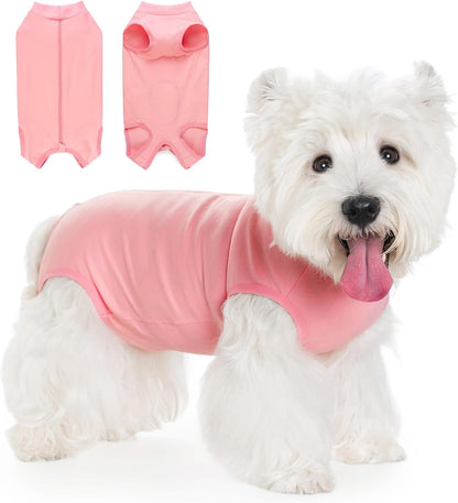 Dog Surgery Recovery Suit for Dogs After Surgery Female, Dog Onesie Neuter Puppy Spay Shirts, Post-Op Bodysuit Pajamas Anti Licking Abdominal Wounds Cone Alternative