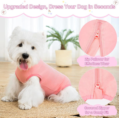 Dog Surgery Recovery Suit for Dogs After Surgery Female, Dog Onesie Neuter Puppy Spay Shirts, Post-Op Bodysuit Pajamas Anti Licking Abdominal Wounds Cone Alternative
