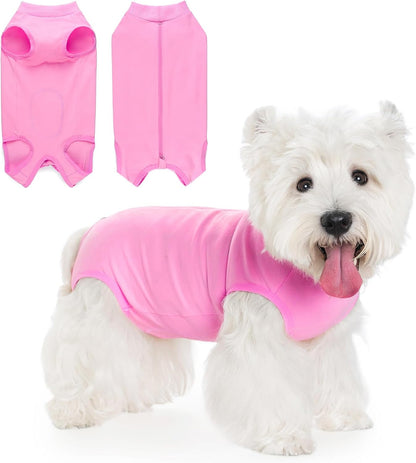 Dog Surgery Recovery Suit for Dogs After Surgery Female, Dog Onesie Neuter Puppy Spay Shirts, Post-Op Bodysuit Pajamas Anti Licking Abdominal Wounds Cone Alternative