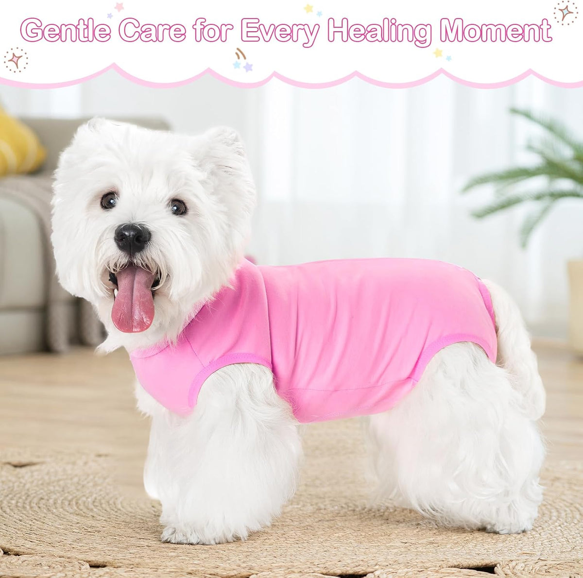 Dog Surgery Recovery Suit for Dogs After Surgery Female, Dog Onesie Neuter Puppy Spay Shirts, Post-Op Bodysuit Pajamas Anti Licking Abdominal Wounds Cone Alternative