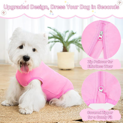 Dog Surgery Recovery Suit for Dogs After Surgery Female, Dog Onesie Neuter Puppy Spay Shirts, Post-Op Bodysuit Pajamas Anti Licking Abdominal Wounds Cone Alternative