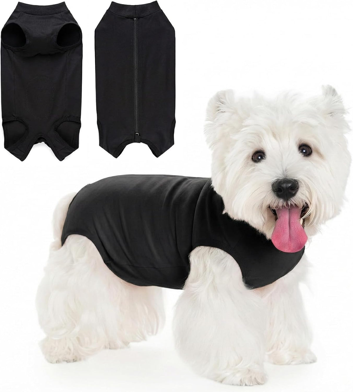 Dog Surgery Recovery Suit for Dogs After Surgery Female, Dog Onesie Neuter Puppy Spay Shirts, Post-Op Bodysuit Pajamas Anti Licking Abdominal Wounds Cone Alternative