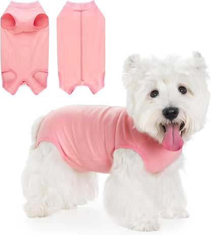 Dog Surgery Recovery Suit for Dogs After Surgery Female, Dog Onesie Neuter Puppy Spay Shirts, Post-Op Bodysuit Pajamas Anti Licking Abdominal Wounds Cone Alternative