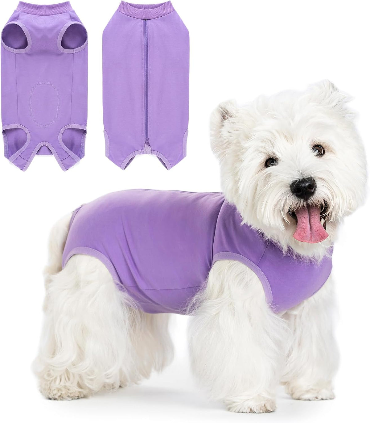 Dog Surgery Recovery Suit for Dogs After Surgery Female, Dog Onesie Neuter Puppy Spay Shirts, Post-Op Bodysuit Pajamas Anti Licking Abdominal Wounds Cone Alternative