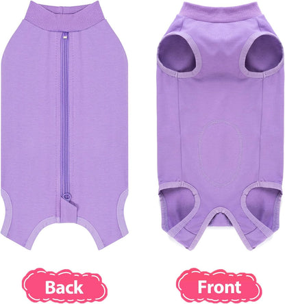 Dog Surgery Recovery Suit for Dogs After Surgery Female, Dog Onesie Neuter Puppy Spay Shirts, Post-Op Bodysuit Pajamas Anti Licking Abdominal Wounds Cone Alternative