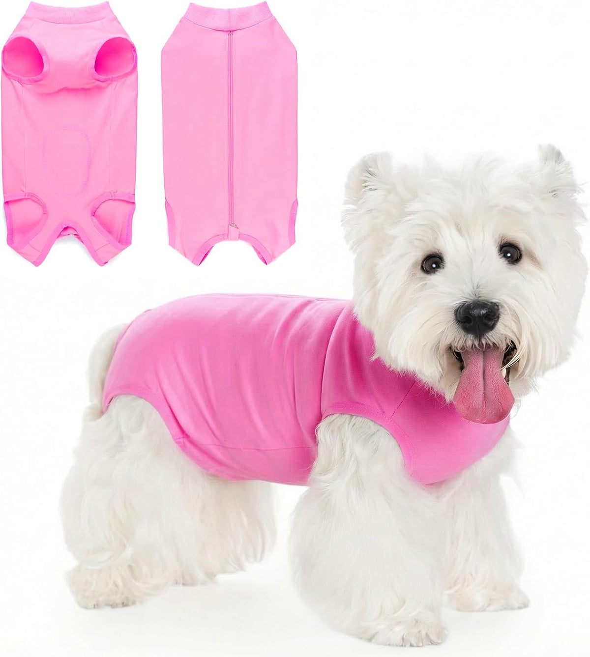 Dog Surgery Recovery Suit for Dogs After Surgery Female, Dog Onesie Neuter Puppy Spay Shirts, Post-Op Bodysuit Pajamas Anti Licking Abdominal Wounds Cone Alternative
