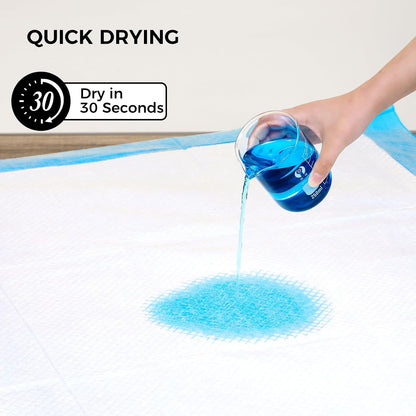50 Pack 30"x36" Extra Large Dog Pee Pads - Super Absorbent & Leak-Proof Disposable Puppy Training Pads | X-Large Quick-Dry 5-Layer Protection Piddle Pads for Indoor & Outdoor Use