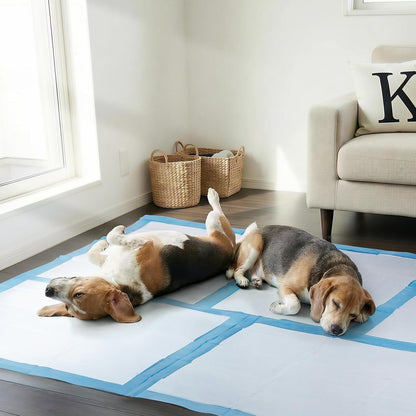 50 Pack 30"x36" Extra Large Dog Pee Pads - Super Absorbent & Leak-Proof Disposable Puppy Training Pads | X-Large Quick-Dry 5-Layer Protection Piddle Pads for Indoor & Outdoor Use
