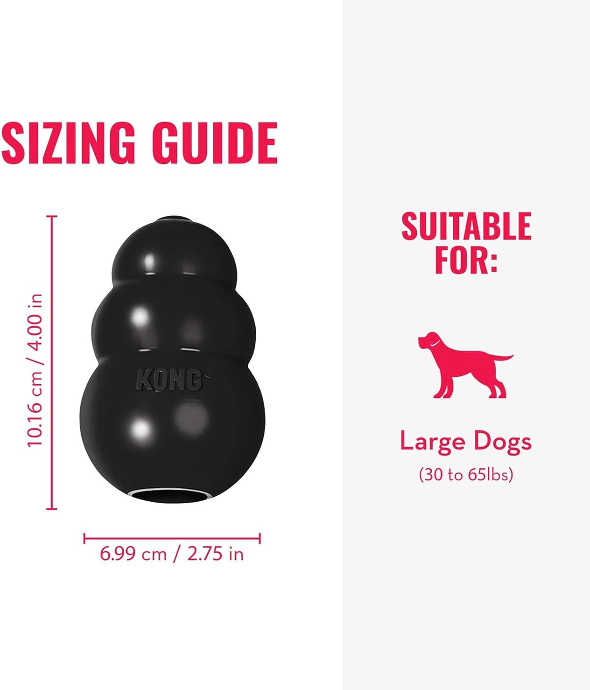 Extreme Dog Toy, Durable Natural Rubber Chew, for Large Dogs