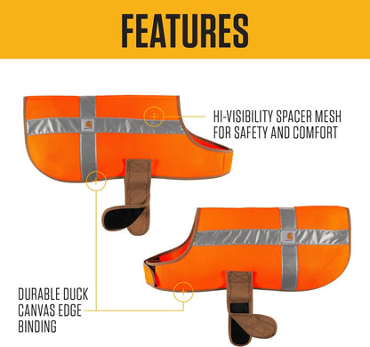 Mesh Safety Dog Vest, Hi-Visibility Lightweight Dog Vest