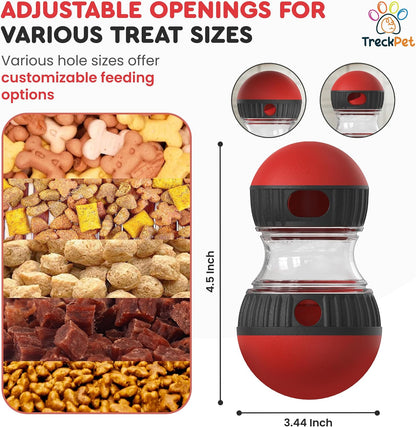 Dog Treat Dispenser Toy interactive-Treat puzzle toys for dogs mental stimulation-puzzle feeder dog & cognitive toys for dogs–Durable stimulating dog toys for Boredom-Limited Treat Dispensing Dog Toys