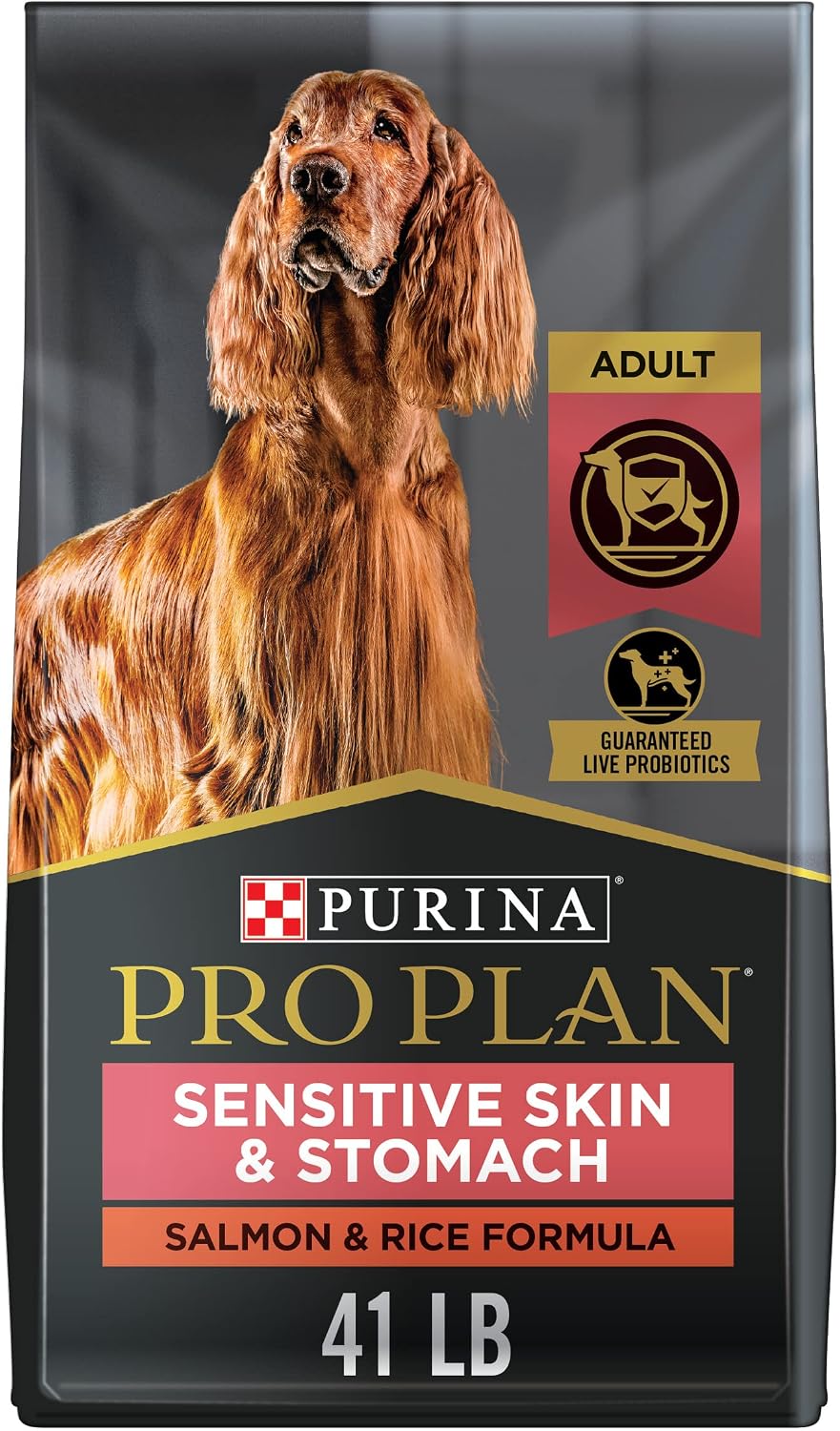 Sensitive Skin and Stomach Dry Dog Food Senior Adult 7 Plus Salmon and Rice Formula - 24 lb. Bag