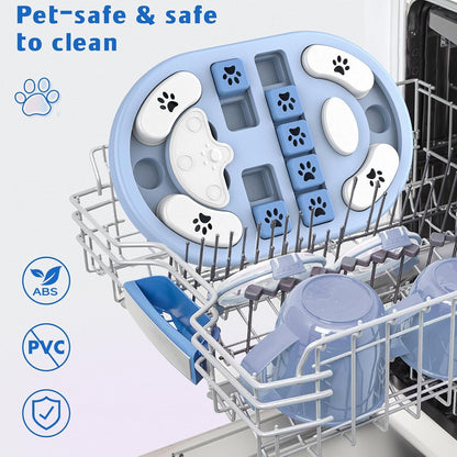 Dog Puzzle Toy, Interactive Treat Dispensing Toys, Blue