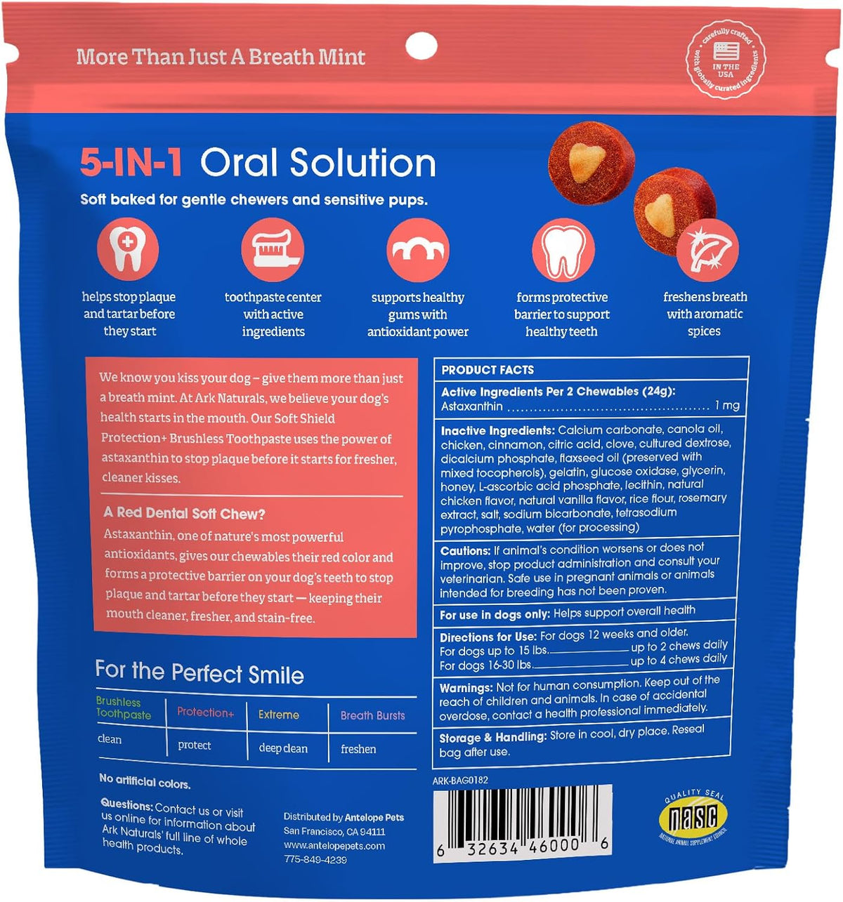 Protection+ Brushless Toothpaste Chews - Mini Breeds (32 ct)