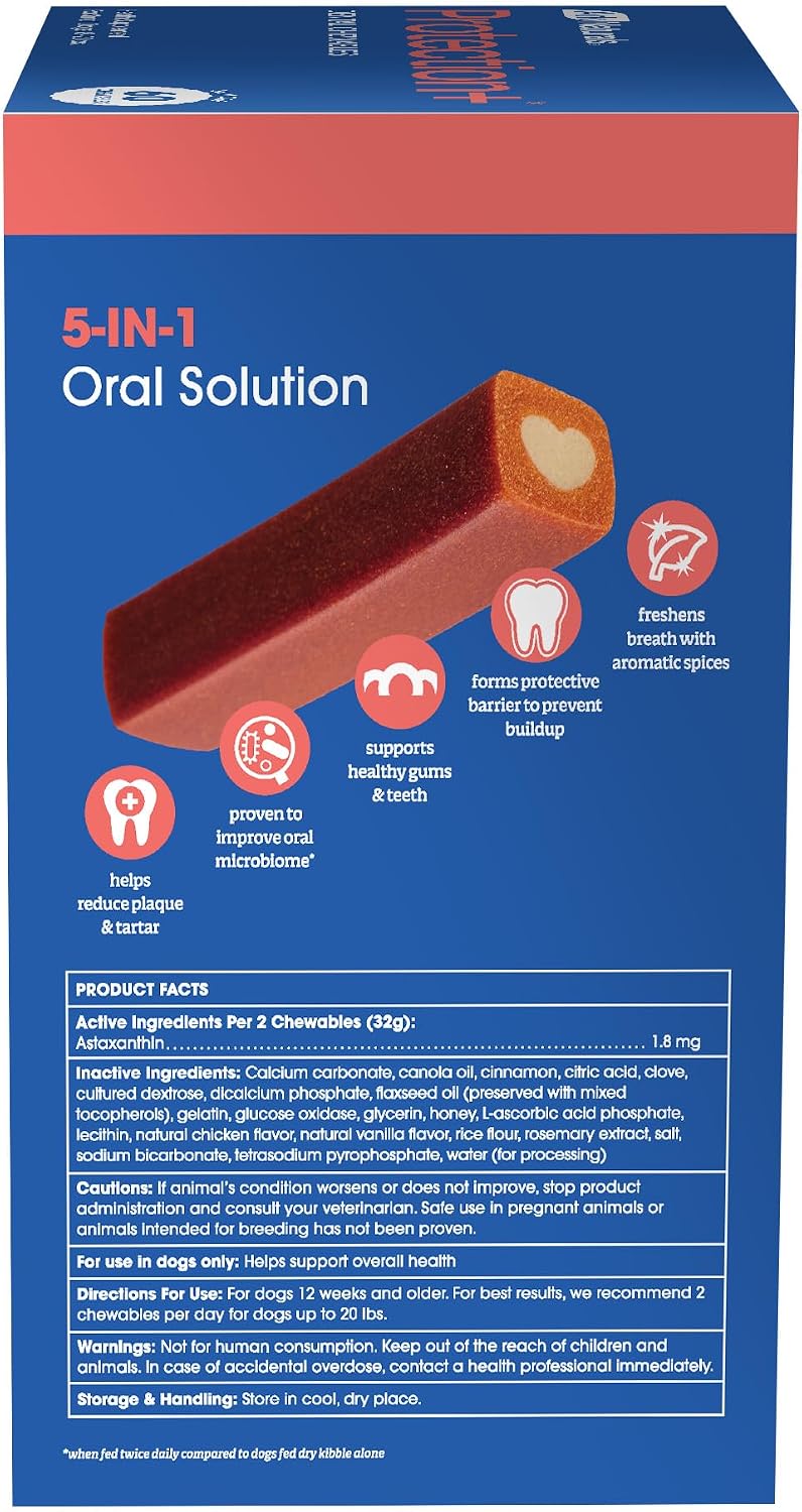 Protection+ Brushless Toothpaste Chews - Mini Breeds (32 ct)