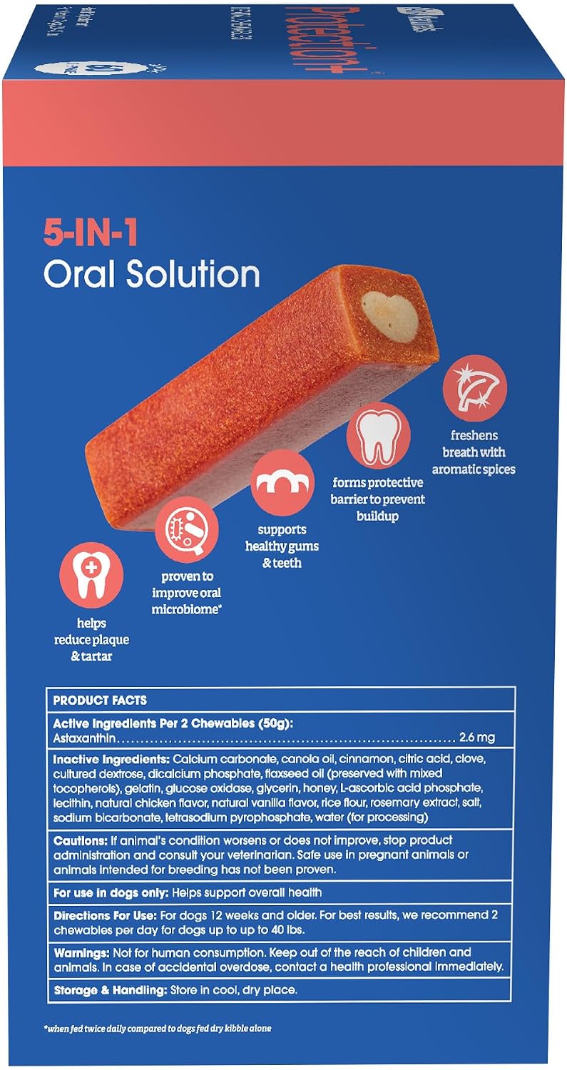 Protection+ Brushless Toothpaste Chews - Mini Breeds (32 ct)