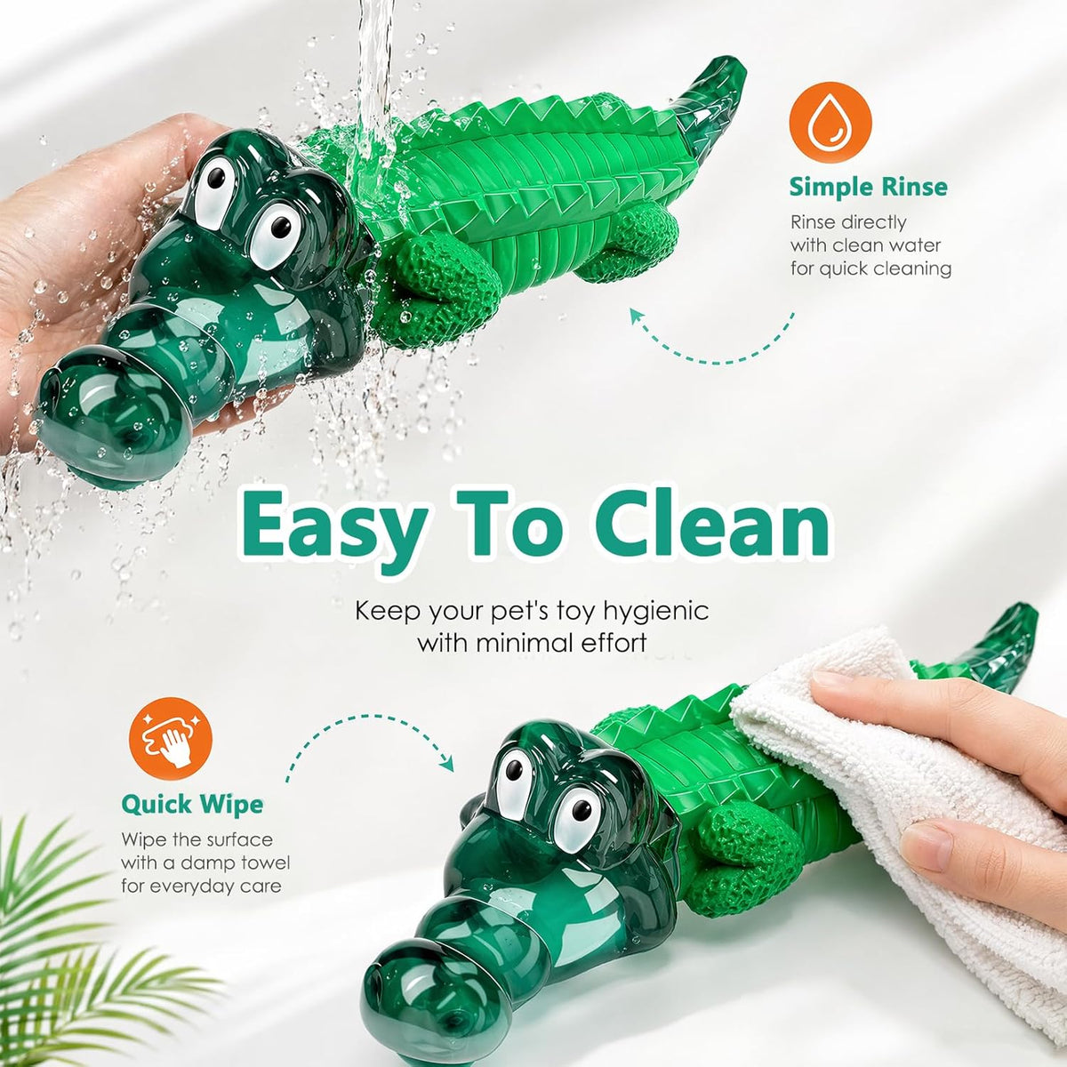 Alligator Dog Toys for Aggressive Chewers,Medium Large Breed Dogs
